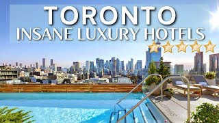 Top 10 Best Luxury 5 Star Hotels In TORONTO  CANADA [upl. by Esorlatsyrc]