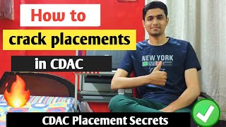 ✅How to crack PLACEMENTS in CDAC  Cdac placement preparation  Tips for getting highest package [upl. by Letta]