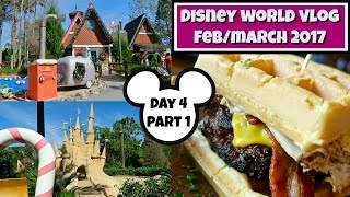 Disney World vlogs 2017  Day 4 part 1  Disney Mini golf and Teak Neighbourhood Grill [upl. by Howzell]