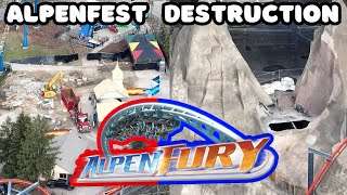 Canadas Wonderland AlpenFury Big Update [upl. by Aljan]