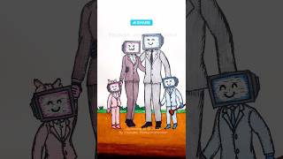 Which one is happy family stopmotion skibiditoilet drawing [upl. by Hauge941]