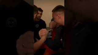 Irakli Zirakashvili VS Oleg Petrenko armwrestling [upl. by Enillebyam737]