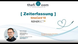 Webinar REINER SCT  timeCard 10 Aufzeichnung [upl. by Drescher317]