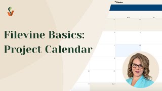 Filevine Basics Project Calendar [upl. by Ilatfen]