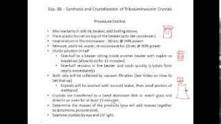 CH223 Exp 3B Triboluminescence PreLab Lecture Video [upl. by Neened]