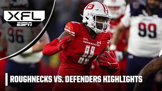 Houston Roughnecks vs DC Defenders  XFL Full Game Highlights [upl. by Aehcim]