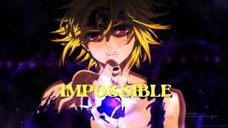 Nightcore  Impossible  Lyrics [upl. by Enilrem535]