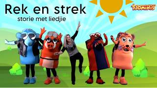 Rek en Strek  Kinderstorie met Liedjie  Opvoedkundige Video vir Kinders en Kleuters  Kindermusiek [upl. by Cahn]