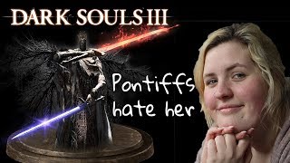 HOW TO BEAT PONTIFF SULYVAHN no parrying required  Dark Souls 3 [upl. by Tray]