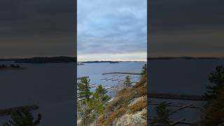 Spanish Ontario Waterfront Lookout and Marina November 15 scenery ontario waterfront lake [upl. by Atiuqa55]