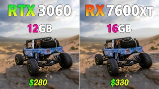 RX 7600XT 16GB vs RTX 3060 12GB  Which one worth Test in 7 Games [upl. by Suiravad]