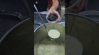 Amazing Drink  Soy Milk with Ice in Vientiane Night Market shorts [upl. by Gnah]