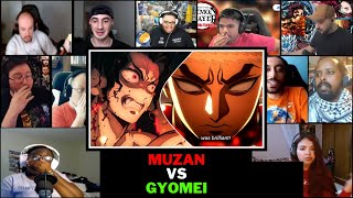 🤯Gyomei VS Muzan💀💀 Reaction Mashup Demon Slayer Season 4 Episode 8 ➡🔥🔥🔥 [upl. by Seligman743]