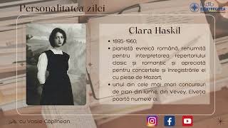 Personalitatea zilei  Clara Haskil [upl. by Iramohs83]