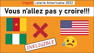 pays éligibles à la loterie américaine [upl. by Cristen]