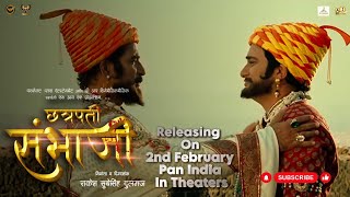 Chhatrapati Sambhaji I Marathi Trailer I Releasing ON 2nd Feb sambhaji संभाजी छावा aurangzeb [upl. by Fellner]