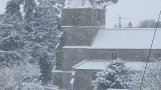 Bedwyn Snow 6 JAN 2010 marlborough wiltshire uk [upl. by Thorlie]