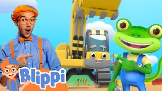 Excavator Song ft GeckosGarage  Im An Excavator  Songs For Kids [upl. by Anyek834]