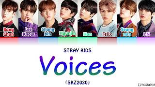 Stray Kids quotVOICESquot SKZ2020 colorcodedlyrics HanRomEng [upl. by Ardnahsal]