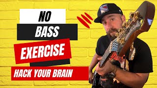 No Bass Finger amp Brain Exercise [upl. by Rodrique444]