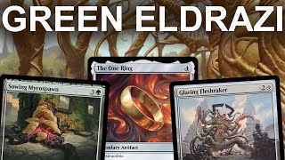 SLUGGERS IN THE RING Legacy Green Eldrazi Sowing Mycospawn Lands Package MTG MH3 [upl. by Anihpesoj]