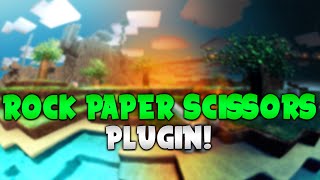 ROCK PAPER SCISSORS  Minecraft Plugin Tutorial [upl. by Lucretia]