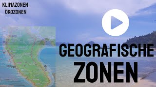 Geografische Zonen  ein Überblick für Oberschule  Geograpische Zonen  Geographie  Erdkunde [upl. by Sirkin]