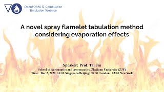 A novel spray flamelet tabulation method considering evaporation effects [upl. by Mclyman]