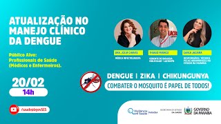 Atualização no Manejo Clínico da Dengue  2024 [upl. by Donegan]