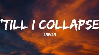 EminemTil I Collapse Lyrics Video [upl. by Hooker]