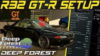 Gran Turismo 7  R32 GTR Lap with Setup on Deep Forest Raceway  Daily Race B [upl. by Atirehc]