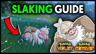 HOW TO GET SLAKING ON POKEMON SCARLET AND VIOLET [upl. by Anyt829]