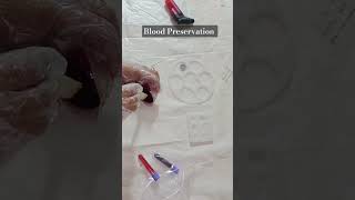 How to preserve blood resinart resin resinkeychain resinartist shortsvideo youtubeshorts yt [upl. by Anomis385]