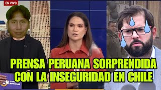 📺 INSEGURIDAD EN CHILE SUPERÓ A PERÚ [upl. by Nyrad]