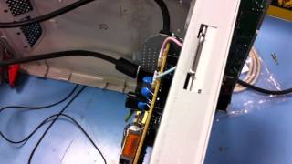 Philips 190B monitor fault arcing blown fuse [upl. by Sedda]