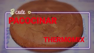 BIZCOCHO DE CLARAS AL CHOCOLATE PACOCINAR THERMOMIX [upl. by Oos]