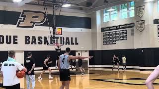 Purdue basketball summer practice  Daniel Jacobsen throws down [upl. by Gilchrist]