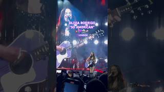 OLIVIA RODRIGO SINGS SO AMERICAN oliviarodrigo gutstour guts concert ytshorts shorts fyp [upl. by Ahsiemaj]