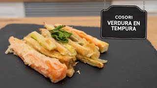 Receta  Verduras en tempura en freidora sin aceite Cosori ¡Fáciles y deliciosas [upl. by Assilana]