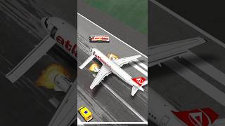 Atlasjet A320 Crashed crash emergency flightsimulator aviation avgeek landing a320 plane [upl. by Leahcimed]