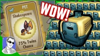 Fallout Shelter 40 Pet Carrier Opening Legendary Pets Special [upl. by Limoli]