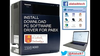 How to install Panasonic KXPABX TDA100200600 PC SOFTWARE [upl. by Karlene130]