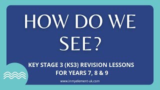 How we see how our eyes work different types of lenses  Physics Revision Years 7 8 amp 9 [upl. by Rosmunda]