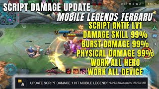 UPDATE SCRIPT HIGH DAMAGE BRUTAL MOBILE LEGEND TERBARU 2024  NO BAN DRONE VIEW NEW [upl. by Nauqal]