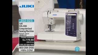 Juki HZLK85 Computerized Sewing Machine [upl. by Doownel788]