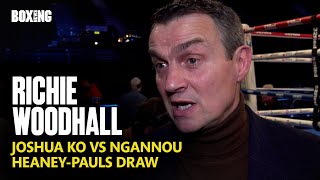 Former Anthony Joshua Coach Richie Woodhall On Ngannou KO Win [upl. by Muirhead]