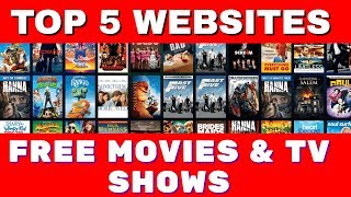 Top 5 Websites for FREE MOVIES amp TV SHOWS  Fully legal [upl. by Kurth]