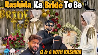 Rashida Ka Bride To Be 😍 Q amp A With Rashida  Zeeshan Ka Pyaar  Abresh amp Zeeshan [upl. by Galliett]