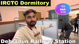 irctc Dormitory at Dehradun Railway Station  Dehradun रेलवे स्टेशन पे ठहरने के लिए सस्ता होटल [upl. by Nangem]