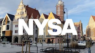 Nysa  Poland🇵🇱 4K virtual walking tour [upl. by Corsiglia]